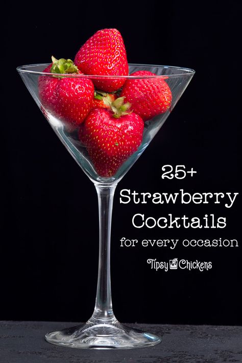 Celebrate the arrival of spring with a collection of Strawberry cocktails for all occasions! With more than 25 options you're sure to find something to entice you #strawberrycocktail #cocktailrecipes Strawberry Lemonade Sangria, Strawberry Cocktail Recipe, Ginger Cocktail Recipes, Strawberry Shots, Strawberry Cocktail, Cookout Recipes, Ginger Cocktails, Strawberry Cocktails, Peach Wine