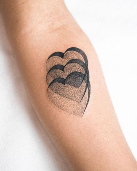 Stipple Tattoo, Glitch Tattoo, Aa Tattoos, Deep Tattoo, Optical Illusion Tattoos, Illusion Tattoos, Around Arm Tattoo, Dot Tattoos, Custom Metal Fabrication