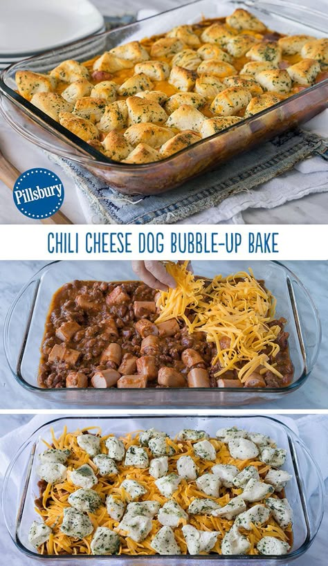 Hot Dogs Chili, Chili Cheese Dogs, Fingerfood Party, Cheese Dog, Cheese Biscuits, Hot Dog Recipes, Feed A Crowd, Cheap Dinners, Chili Cheese