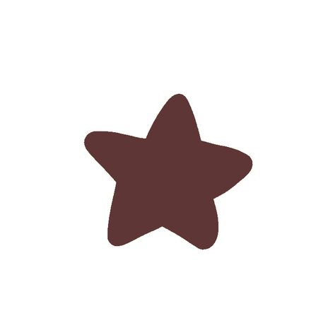 Brown Star Icon, Star Widget Icon, Widget Brown, Brown Png, Brown Icons, Stars Icon, Star Icon, Insta Icon, Collage Phone Case