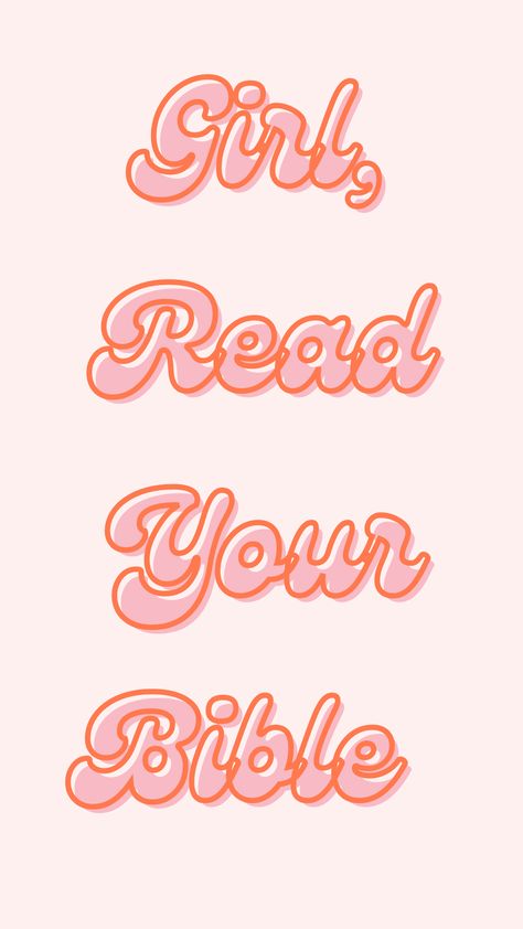 girl read your bible! #bible #god Read Your Bible Wallpaper, Girl Read Your Bible, Uplifting Christian Quotes, Phone Paper, Bible Pics, Read Your Bible, Bible Wallpaper, Background Quotes, Christian Backgrounds