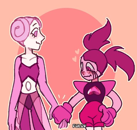 pasta on Twitter: "they should hold hands and smooch  #stevenuniverse #spinel #pinkpearl #spinearl #stevenuniversethemovie… " Spinel X Pink Pearl, Steven X Spinel, Steven Universe Ships, Cn Cartoon Network, Steven Universe Memes, Bad Art, Hold Hands, Steven Universe Fanart, Universe Art