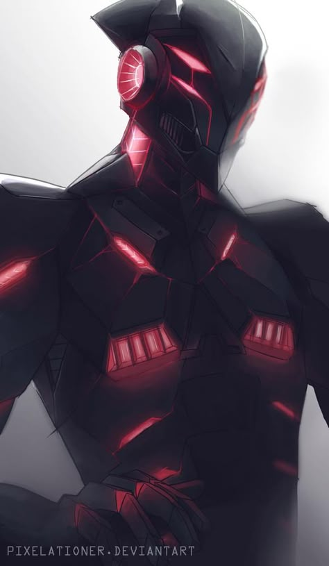 Sci Fi Suit, Scifi Robot, Futuristic Suit, Concept Art Landscape, Zed League Of Legends, Accel World, Futuristic Armour, Ninja Art, Arte Robot