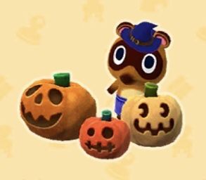 Animal Crossing Pumpkin, Halloween Animal Crossing, Animal Crossing Halloween, Pocket Camp, Animal Crossing Pocket Camp, Holiday Pins, Pumpkin Fall, Halloween Animals, New Leaf