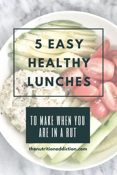 5 EASY HEALTHY LUNCH IDEAS TO MAKE WHEN YOU'RE IN A RUT. Find my favorite lunch ideas from my favorite bloggers! #easylunchideas #healthylunch #weekdaylunch #healthylunchideas #lunchideas Quick Healthy Lunch Ideas, Easy Healthy Lunch Ideas, Gg Crackers, Office Meals, Easy Healthy Lunch, Packing Lunch, Whats Gaby Cooking, Quick Healthy Lunch, Deli Turkey