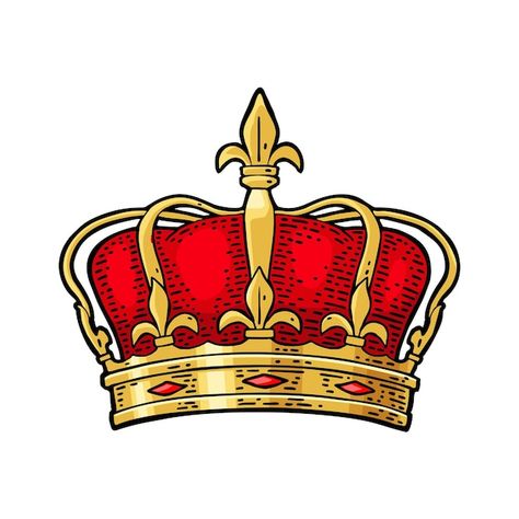 King crown engraving vintage vector blac... | Premium Vector #Freepik #vector #king-background #emperor #queen-crown #king Princess Crown Illustration, Emperor Crown, King Background, King Symbol, Background King, Crown Cartoon, Crown Background, King Illustration, King And Queen Crowns