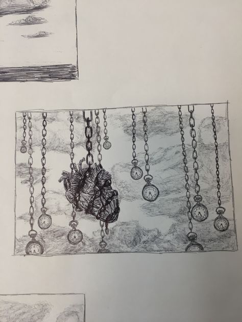 Chain Art Drawing, Person Chained Up Drawing, Chained Heart Drawing, Pulling Chains Drawing, Chain Heart Drawing, Ball And Chain Drawing, Chains Pencil Drawing, Heart In Chains Drawing, Chain Sketch