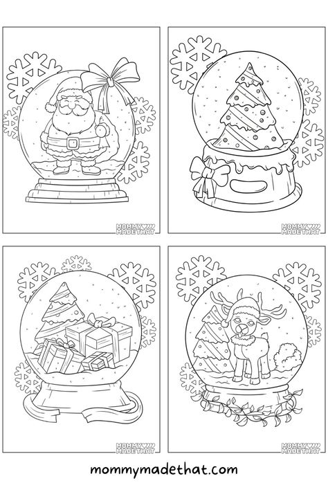 Snowglobe Coloring Page, Snow Globe Coloring Pages Free Printable, Snow Globe Coloring Page, Snow Globes Drawing, Snow Globe Art Projects For Kids, Winter Coloring Sheets Free Printable, Snow Coloring Pages, Snow Globe Drawing, Snow Coloring