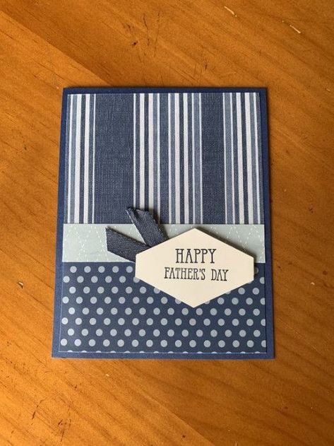 Masculine Cards Handmade, Father's Day Cards Handmade, Diy Father's Day Cards, Happy Fathers Day Cards, Men's Birthday, Guy Cards, Male Birthday, Father's Day Greeting Cards, Homemade Birthday Cards