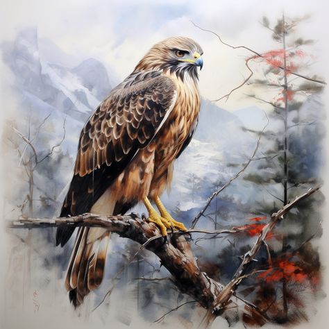 Sharing the love! of Art that is Have Lovely last Saturday of 2023!  Then BRING on 2024! My Red Tail Hawk. New digital art painting from the Studio. Love to all! Enjoy! Not for sale ... Yet. Working on an art store!  Follow me to see more of my Studio Creations! Red Tailed Hawk Painting, Red Tail Hawk Art, Hawk Painting Acrylic, Hawk Tattoos, Hawk Painting, Hawk Art, Red Tail Hawk, Hawk Tattoo, Digital Art Painting