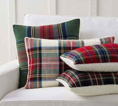 Christmas Pillows Diy, Woodsy Decor, Plaid Pillow Covers, Plaid Pillow, Christmas Cushions, Christmas Pillows, Holiday Pillows, Throw Pillows Christmas, Baby Pillows