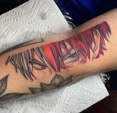 Todoroki Tattoo Ideas, Todoroki Tattoo, Tattoo Board, Movie Tattoos, Cute Little Tattoos, Little Tattoos, Anime Tattoos, Couple Tattoos, Tattoo Idea