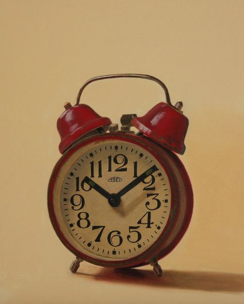 The Red Clock a fine art glicee reproduction  8 x by fernpaintings, $28.00 Stilllife References, Objects To Draw Photographs, Vintage Objects Photography, Drawing References Objects, Drawing Reference Objects, Art Reference Objects, Object Drawing Reference, Still Life Drawing Reference, Art Warmups