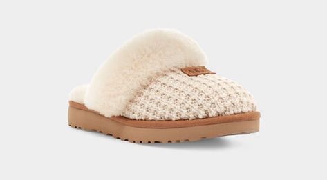 Shearling Slippers, Ugg Slippers, Knitted Slippers, Slippers Cozy, Swag Shoes, Woven Labels, Comfy Cozy, Softest Sweater, Trendy Shoes