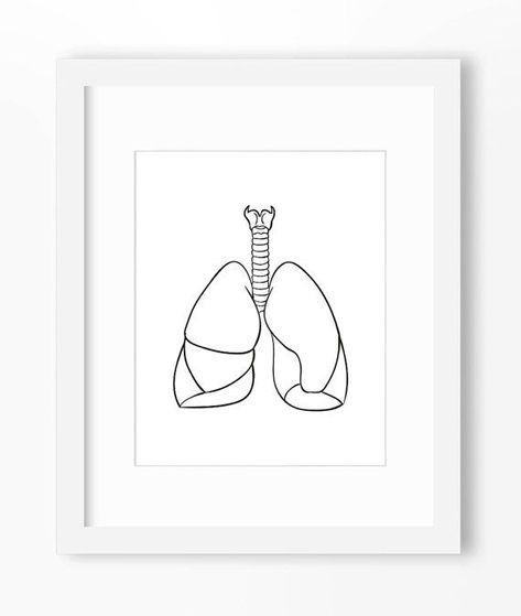 Radiology Tattoo, Tat Fonts, Lung Tattoo, Lungs Drawing, Geometric Doodles, Tumblr Drawings, Lab Logo, Ribbon Tattoos, Minimalist Tattoos