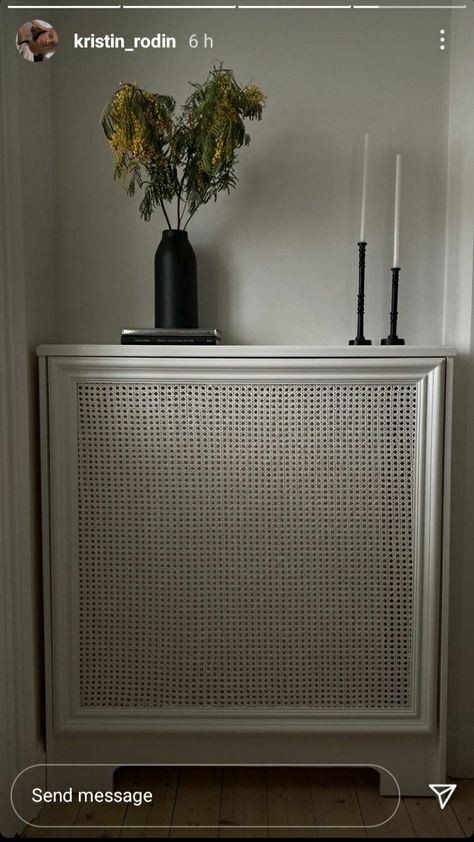 Wall Heater Cover, Modern Radiator Cover, Diy Radiator Cover, Low Console, Home Radiators, Radiator Covers, Heater Cover, Seating Ideas, Simple Meals