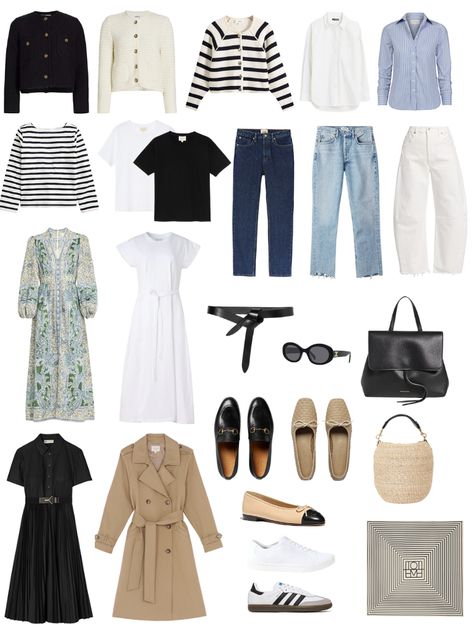 What to Pack for a Trip to Paris in the Spring Outfit Formulas Alison Lumbatis, Paris Outfits April, Italy Packing List Spring, Spring Europe Travel Outfits, Paris In June Outfits, Packing For Spain, Packing Capsule, 70 Degree Weather Outfit, Capsule Packing