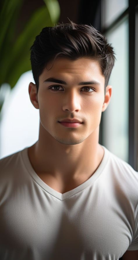 Photo shoot, attractive man, handsome man, handsome guy, photographer, portfolio, posing, aesthetics Boy Hair Drawing, Model Photo Shoot, Mens Haircuts Medium, Male Model Face, Pretty Nose, Handsome Male Models, Style Aesthetics, Godly Men, Men Faces