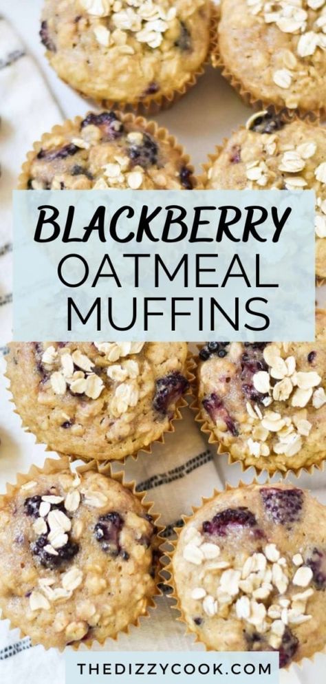 Blackberry Breakfast Bars, Vestibular Diet, Blackberry Breakfast Recipes, Blackberry Muffins Healthy, Migraine Meals, Migraine Recipes, Blackberry Dessert Recipes, Blackberry Muffin Recipe, Blackberry Oatmeal