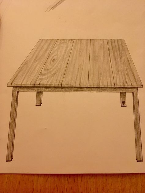 Pencil drawing wooden table with a bit of detail Table Drawing Reference, Wooden Table Drawing, Table Drawing Sketch, Kitchen Table Drawing, Table Sketch, Sustained Investigation, Table Drawing, Wood Drawing, Old Wood Table