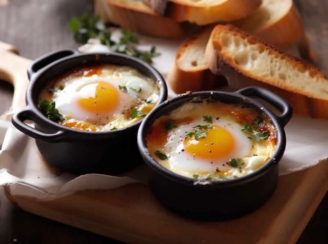 Oeuf cocotte au jambon : Un Délice Simple et Raffiné European Food, Harry Potter