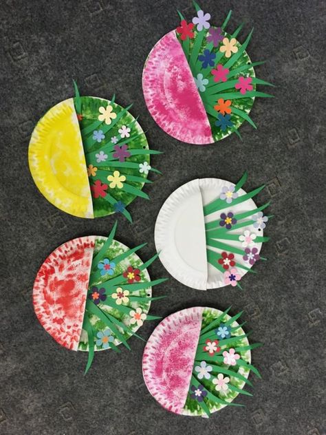 Påskeaktiviteter For Barn, Easy Spring Crafts, Spring Crafts Preschool, Spring Arts And Crafts, April Crafts, Spring Preschool, Toddler Arts And Crafts, Preschool Arts And Crafts, Spring Crafts For Kids