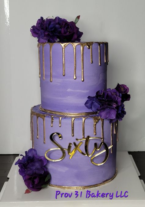 Purple Black And Gold Birthday Cake, Purple Black And Silver Birthday Cake, Purple Cake Designs Birthday 2 Tier, Sweet 16 Cake Ideas Purple, Purple And Gold 50th Birthday Party, Sweet 16 Birthday Cakes Purple, Purple 16th Birthday Cake, Purple 50th Birthday Ideas For Women, Purple 60th Birthday Party Ideas