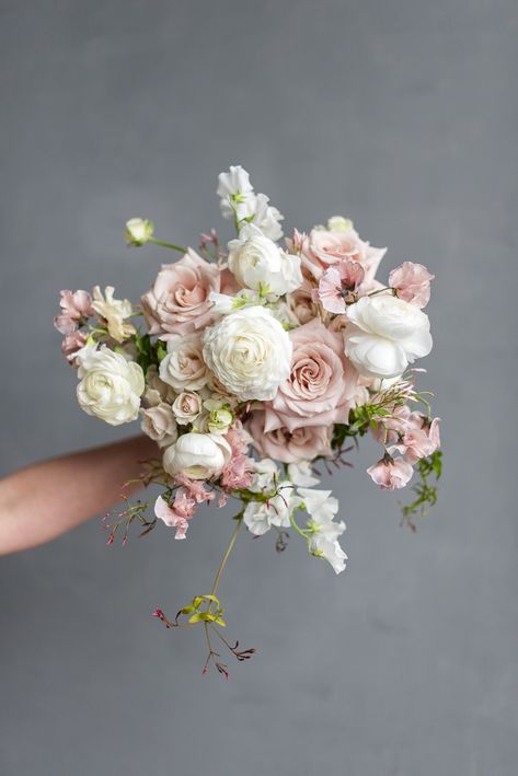 Vow Exchange, Pink And White Weddings, Bridal Bouquet Pink, Blush Bouquet, Blush Wedding Flowers, Bridal Bouquet Flowers, White Bridal Bouquet, Intimate Wedding Ceremony, White Wedding Bouquets