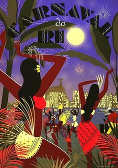 Rio de Janeiro _______________________________ Brésil ~ Brasil ~ Brazil Samba Music, Brazil Carnival, Travel Poster Design, Rio Carnival, Tourism Poster, Tropical Travel, Plakat Design, Photographie Inspo, Sambo