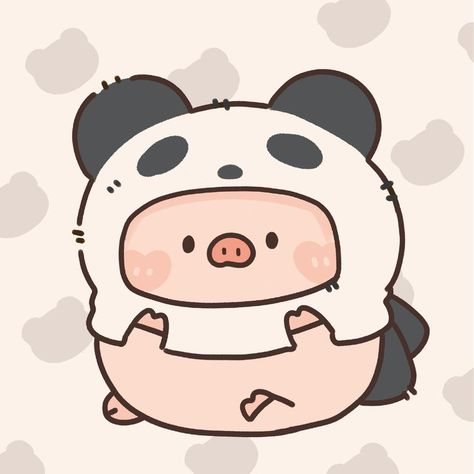 Piggy Drawing Cute, Heo Cute, Pig Anime, Fat Pig, Pig Drawing, Pig Wallpaper, Baby Animal Drawings, Cute Easy Doodles, Baby Illustration