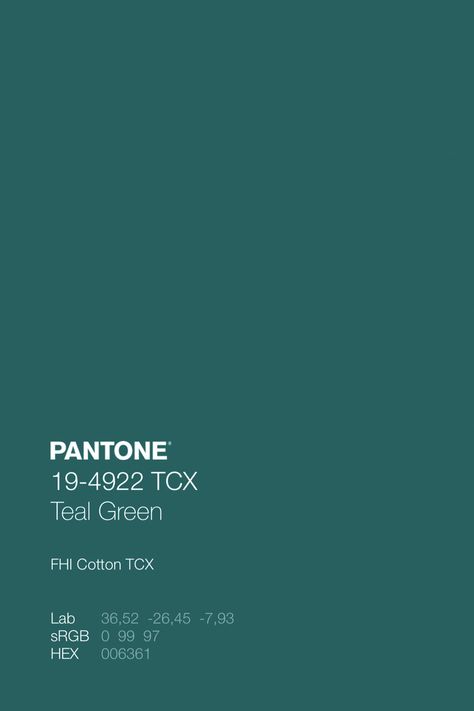 Mood Boards Color, Green Color Code, Pantone Green, Teal Color Palette, Pantone Color Chart, Pantone Palette, Background Phone, Pantone Colour Palettes, Teal Green Color