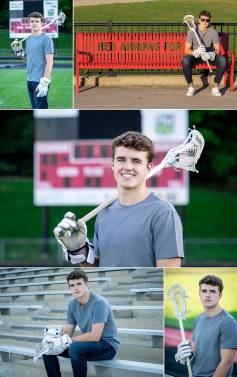 Senior Picture Ideas For Guys Lacrosse, Lacrosse Senior Pictures, Lacrosse Photos, Sr Photos, Football Senior Pictures, Sweet 16 Pictures, Lacrosse Boys, Barn Pictures, Senior Ideas