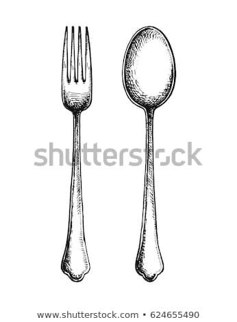 Fork Tattoo, Fork Illustration, Fork Drawing, Spoon Tattoo, Spoon Illustration, Spoon Drawing, Fork Design, Brain Tattoo, Fork And Knife