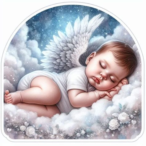 Angel Baby Pictures, Angel Mommy, Baby Sketch, Pregnancy And Infant Loss, Clock Tattoo, Baby Clip Art, Baby Tattoos, Angel Baby, Infant Loss