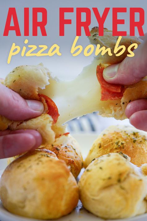 Pizza Balls, Pizza Bomb, Air Fryer Pizza, Gluten Free Brownies Recipe, Homemade Pizza Rolls, Pizza Ball, Pizza Roll, Mozzarella Cheese Sticks, Bagel Bites