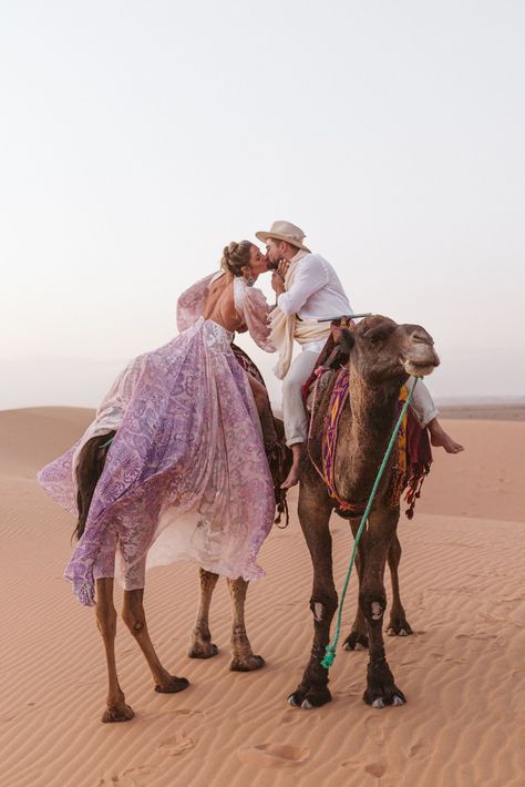 This Wedding in the Sahara Desert Will Make You Rethink Your Wedding Plans - Green Wedding Shoes Purple Desert, Elopement Party, The Sahara Desert, Exotic Beaches, Wedding Dress Boutiques, Sahara Desert, Places In The World, Elopement Ideas, Fine Art Photography Print