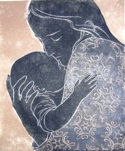 Mother and child VII Mutterschaft Tattoos, Mother Art, Birth Mother, 인물 드로잉, Madonna And Child, Monoprint, Contemporary Modern Art, Mother Mary, Pics Art