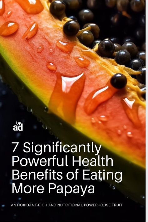 7 Significantly Powerful Health Benefits of Eating More Papaya  Discover the tropical secret to enhancing well-being!🌴✨ Dive into the world of papaya, a nutrient-packed fruit bursting with vitamins, minerals, and antioxidants.  #tropical #breakfastideas #yellow #superfood #smoothie #orange #fruit #juice #organicfruits #organicfruit #fruits #vitaminc #organiccoconut #organicmaca #organicstrawberries #organicfaceserum #papayas #papayarecipes #papayaleaf #papayasalad Papaya Smoothie Benefits, Papaya Juice Benefits, Papaya Benefits For Women, Papaya Nutrition Facts, Papaya Seeds Benefits, Benefits Of Eating Papaya, Papaya Health Benefits, Health Benefits Of Papaya, Benefits Of Papaya