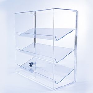 Retail Display Case, Single Panel Door, Diy Lock, Acrylic Hexagon, Retail Display Cases, Furniture Acrylic, Acrylic Display Box, Acrylic Holders, Diy House Renovations