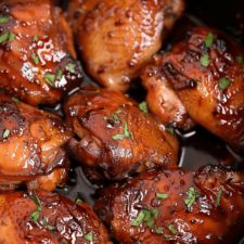 Slow Cooked Chicken Thighs, Buttered Rice Recipe, Onion Butter, Slow Cooked Chicken, Butter Rice, Low Sodium Soy Sauce, Chicken Slow Cooker Recipes, Camp Cooking, Honey Garlic