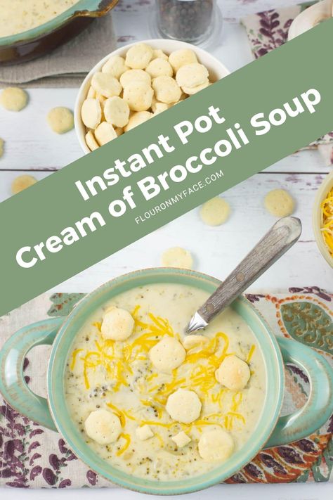 How to make Instant Pot Cream of Broccoli Soup. Cream Broccoli Soup, Easy Cream Of Broccoli Soup, Cream Broccoli, Best Instapot Recipes, Easy Pressure Cooker Recipes, Pressure Cooker Recipe, Cream Of Broccoli, Cooking With White Wine, Cream Of Broccoli Soup