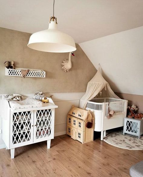 Kalklitir on Instagram: "@borrie_n_lex used the colour Fossil for this beautiful baby room and we think it’s perfect #kalklitirfossil 🥰 🌿 VOC free paint 🌿 natural and eco friendly 🌿 carbon neutral shipping 🌿 plastic neutral packaging #kalklitir #limepaint #limewash #nursery #beigeaesthetic #babyroomdecor #nurserydecor #kidsroomdecor #naturalhomestyle #naturalproducts" Neutral Packaging, Free Paint, Limewash Paint, Lime Paint, Nursery Room Design, Nursery Room Inspiration, Nursery Inspo, Carbon Neutral, Baby Room Decor