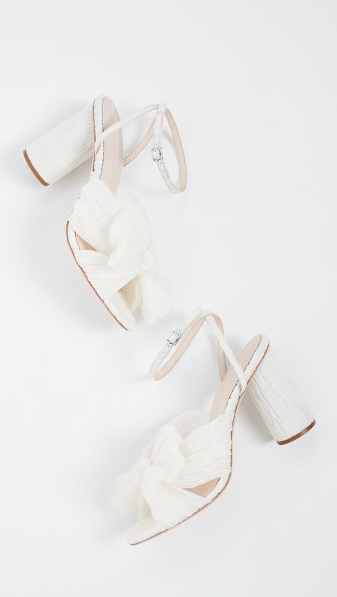 Camellia White, Cowboy Shoes, Ankle Strap Chunky Heels, Loeffler Randall Shoes, Dance Heels, Ankle Strap Sandals Heels, Suede Boots Knee High, Bow Heels, Chunky Heels Sandals