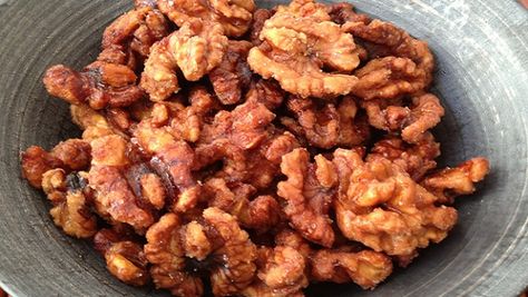 English Walnut Recipes, Sweet And Spicy Walnuts Recipe, Spicy Walnuts Recipe, Panda Express Walnut Shrimp, Chinese Walnut Cookies, Honey Walnut Shrimp Panda Express, Glazed Walnuts, Honey Walnut, Easy Chinese