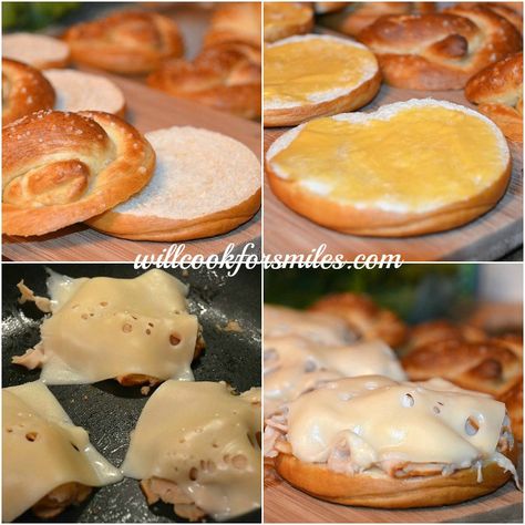 Copycat_Turkey_O'Toole_Collage Turkey Pockets Deli Turkey, Alice's Restaurant, Pretzel Roll Recipe, Pretzel Roll, Deli Turkey Recipes, Homemade Pretzel, Supper Tonight, Will Cook For Smiles, Butterball Turkey