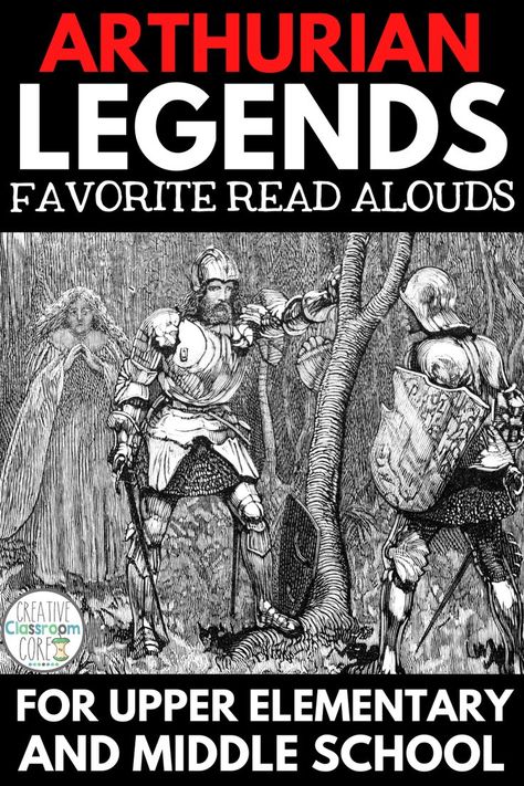 Legends For Kids, Sir Gawain, Sir Lancelot, Knights Of The Round Table, Arthurian Legend, Middle School Language Arts, Read Alouds, Middle School Classroom, Literature Circles