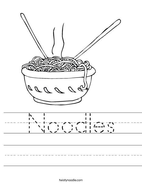 Noodles Worksheet - Twisty Noodle Spring Worksheet, Fall Worksheets, Easter Worksheets, Abc Song, Twisty Noodle, Halloween Worksheets, Abc Songs, Preschool Math Worksheets, Christmas Worksheets