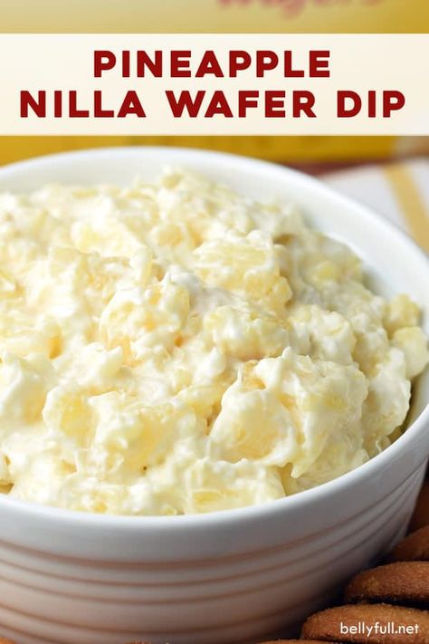 Pineapple Dip, Entertaining Desserts, Vanilla Wafer, Nilla Wafers, Sweet Dips, Dessert Dips, Jalapeno Poppers, Dip Recipes, Healthy Nutrition