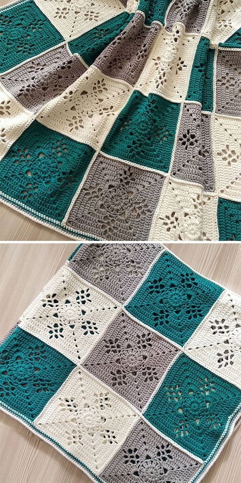 Crochet A Baby Blanket, Carpet Design Pattern, Crochet Baby Blanket Free Pattern, Crochet Blanket Pattern Easy, Filet Crochet Charts, Crochet Cozy, Crochet Blanket Designs, Crochet Tops Free Patterns, Crochet Quilt