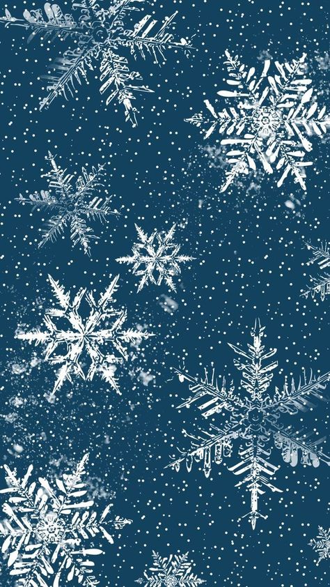 Blue Fall Background, Blue Christmas Wallpaper Aesthetic, Snowflakes Wallpaper, Wallpaper Snow, Snowflake Pictures, Snowflake Wallpaper, Iphone Wallpaper Winter, Snowflake Background, Xmas Wallpaper